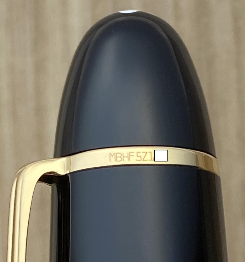 現行品 新品同様 モンブラン 149 18K 極細字 Au750 万年筆 付属品