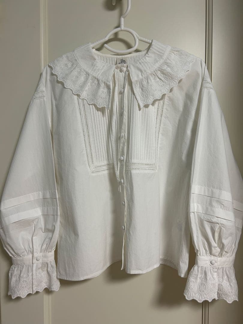 Dot and Stripes CHILD WOMAN ブロードレース ブラウス