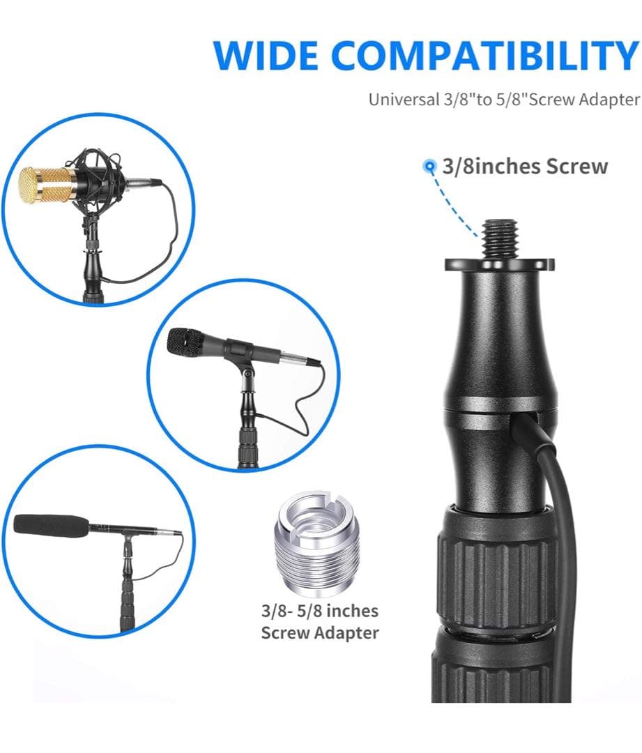 Neewer NW088 マイクブーム/マイクポール