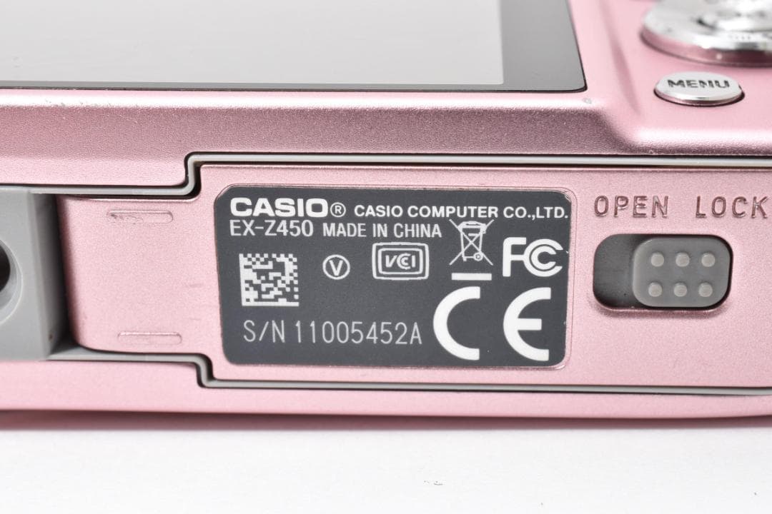 美品 カシオ　CASIO EXILIM EX-Z450 ピンク ＃A367
