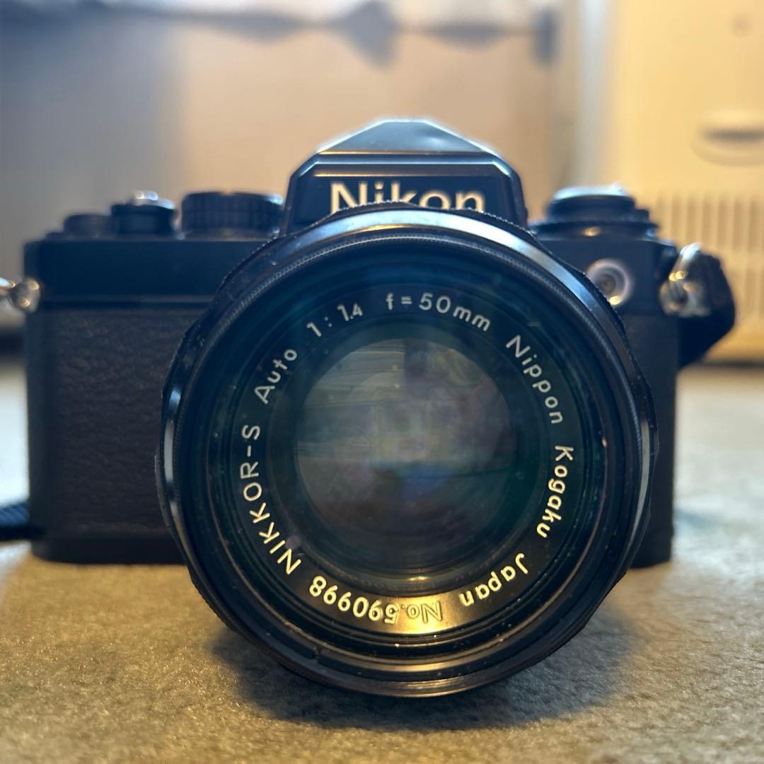 NIKON FE レンズ カメラ　レンズ 50mm F1.4 ジャンク