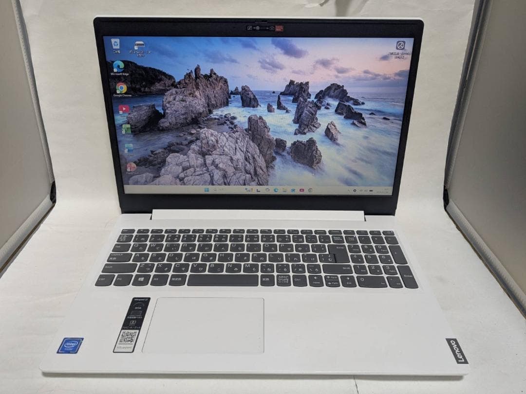 Lenovo ideapad　L3　美品白　SSD WIN11 Office