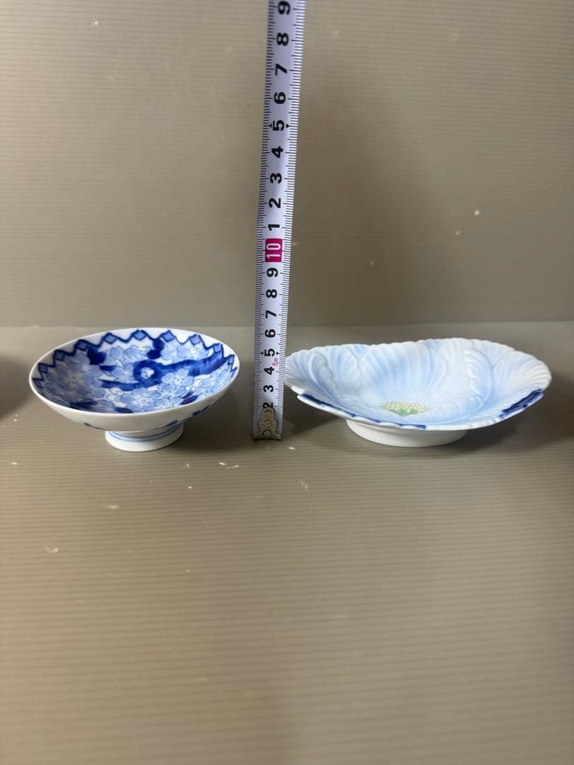 2618 深川製磁　牡丹型鉢1客　梅文鉢2客　未使用