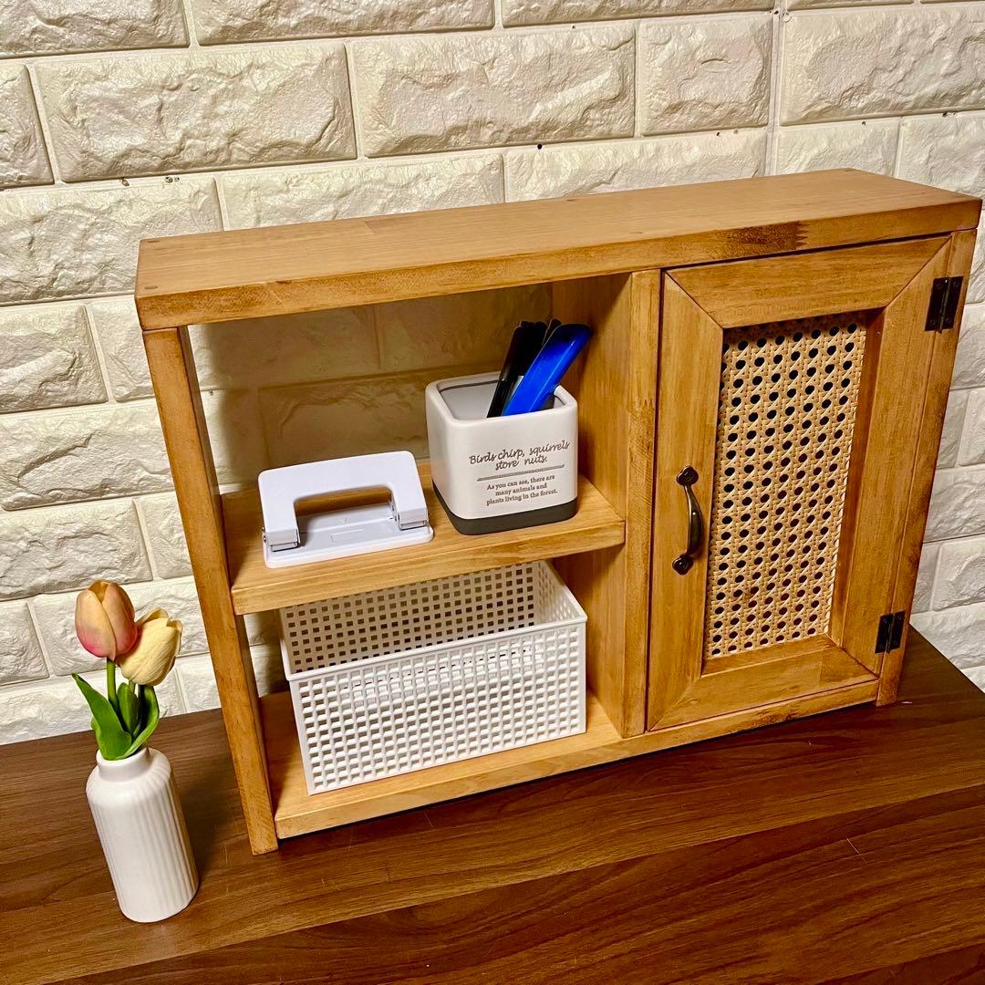 【新商品発売】リビングラック トイレ収納 キッチン収納ラタン製 籐製 かごめ編み