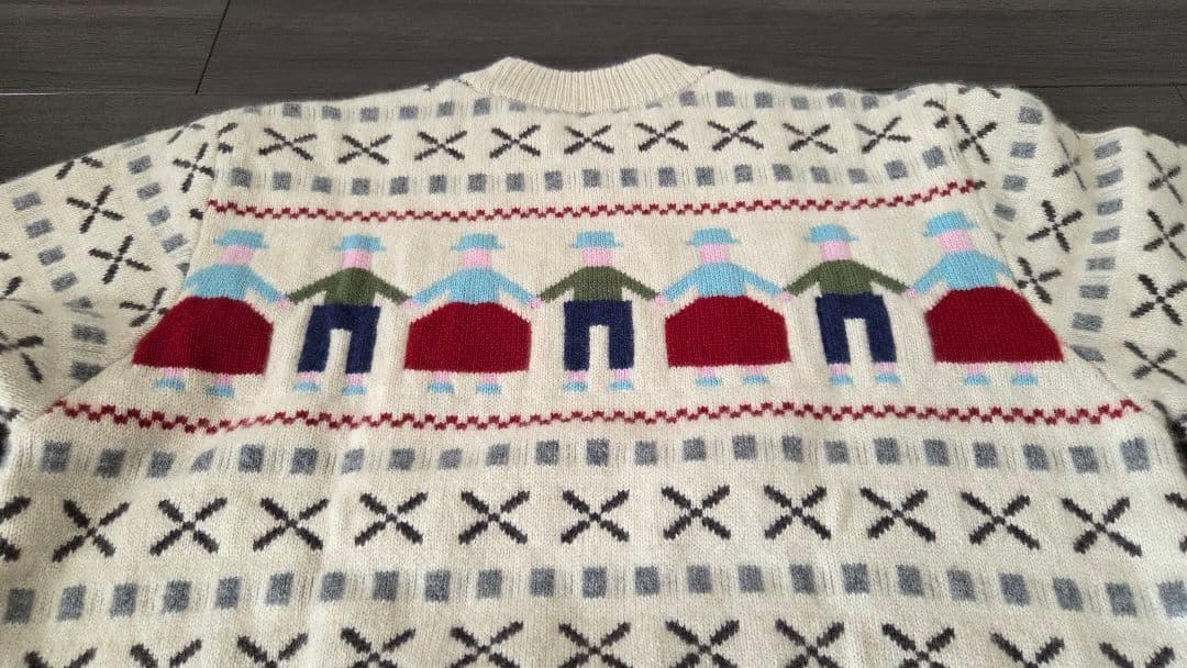 ナ*レ様 ヘリルHERILLカシミアジャカードセーター