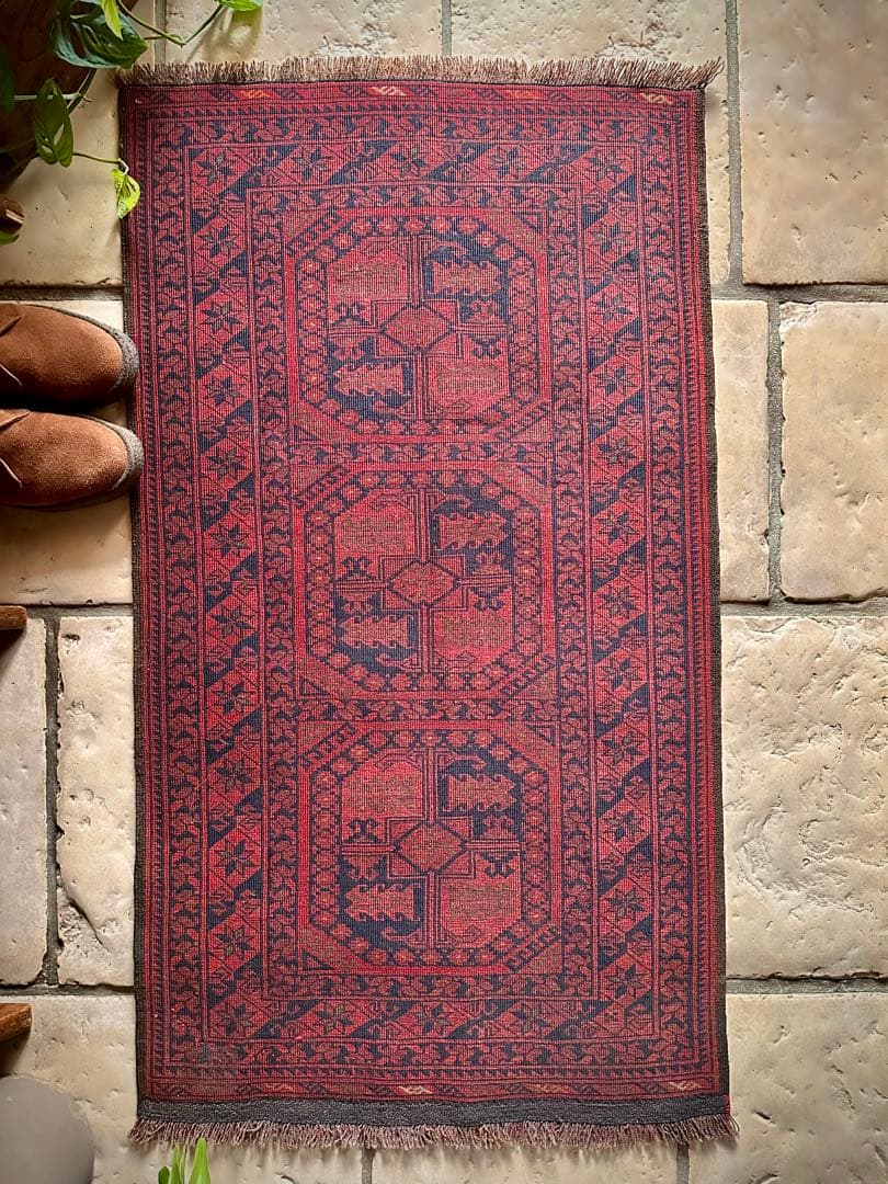 トライバルラグ　ヴィンテージラグ　アフガン　トルクメン　エルサリ　プリミティブ