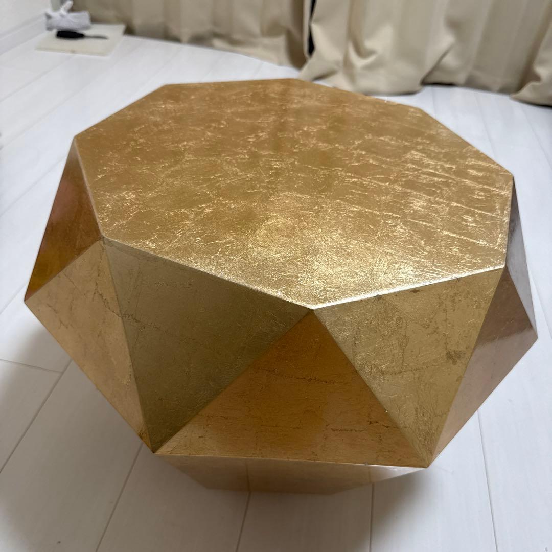ゴールド 多面体テーブル　フランフラン