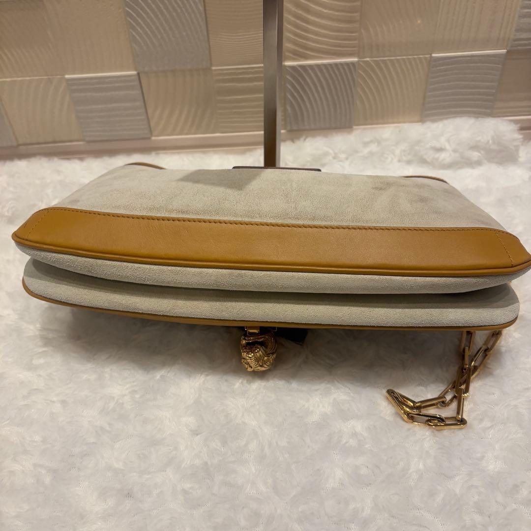 【希少✨】グッチ タイガーヘッド チェーン ショルダーバッグ