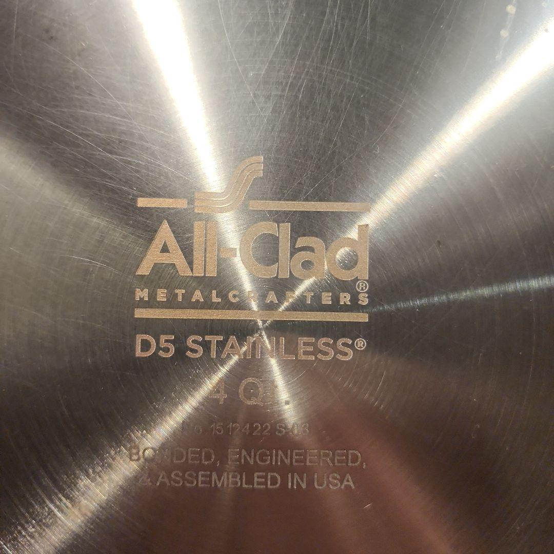 ALL-CLAD D5 5-PLY ２８ センチ ステンレス 蓋付きフライパン