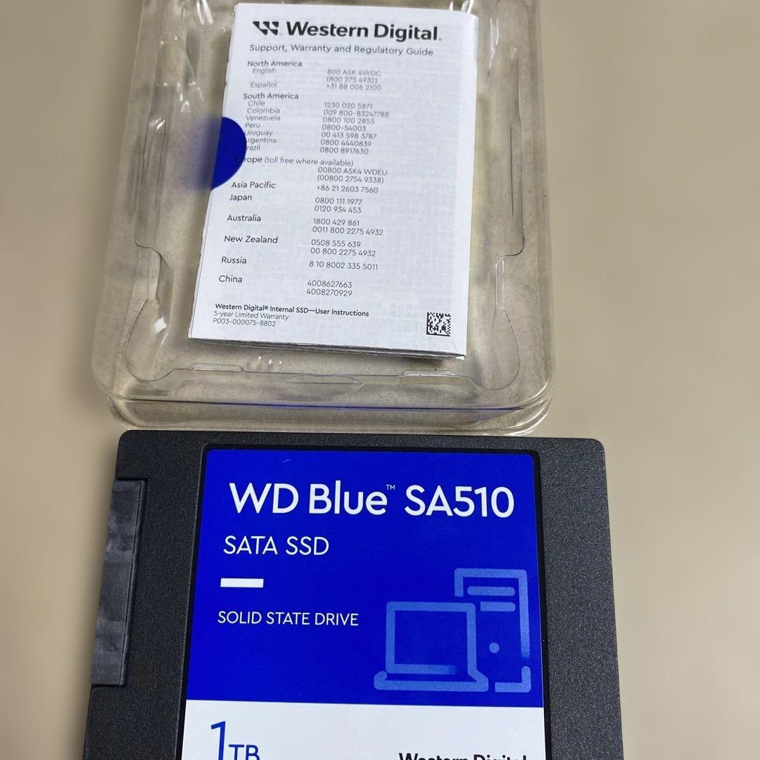 WD Blue SA510 1TB SSD ほぼ新品