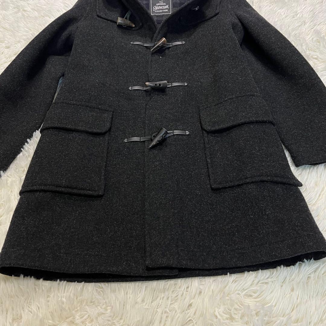 美品✨英国製✨グローバーオール　ダッフルコートチェック裏地　M