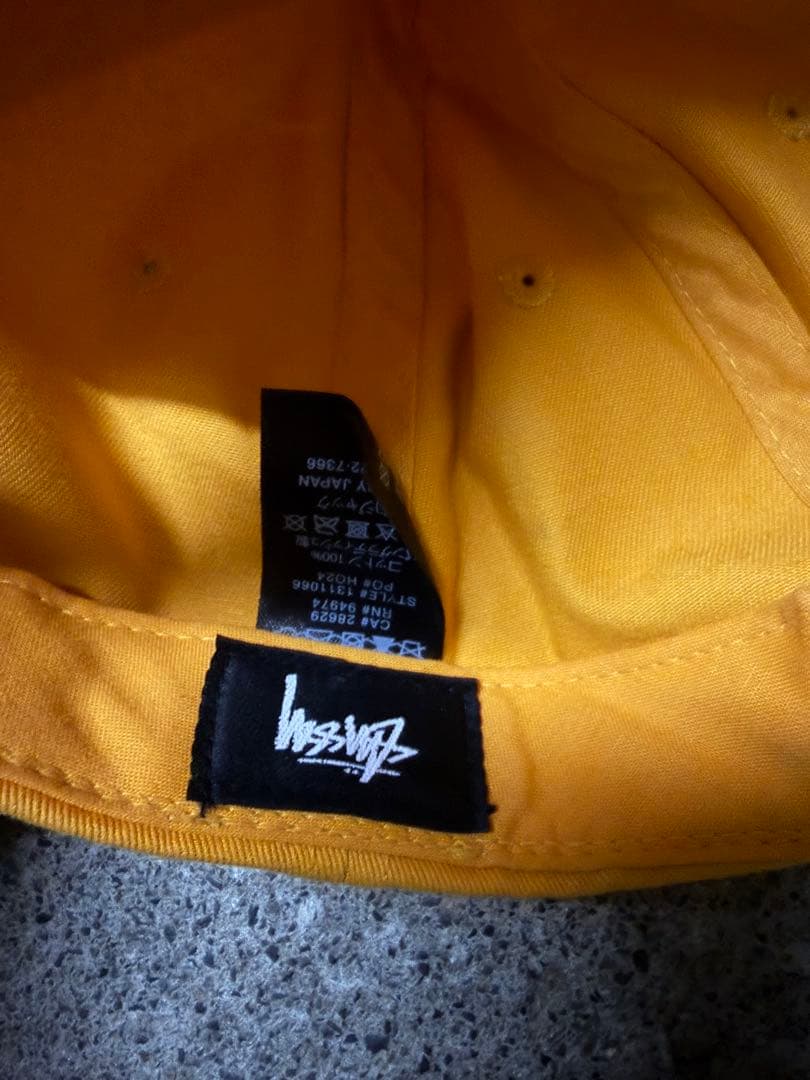 帽子 STUSSY cap yellow
