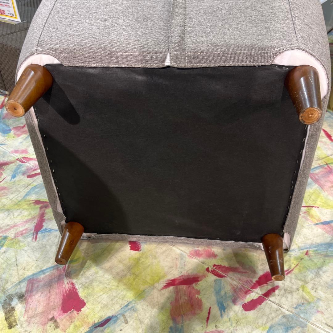 【ノーチェ】一人掛けソファ◆グレー◇程度良好◆