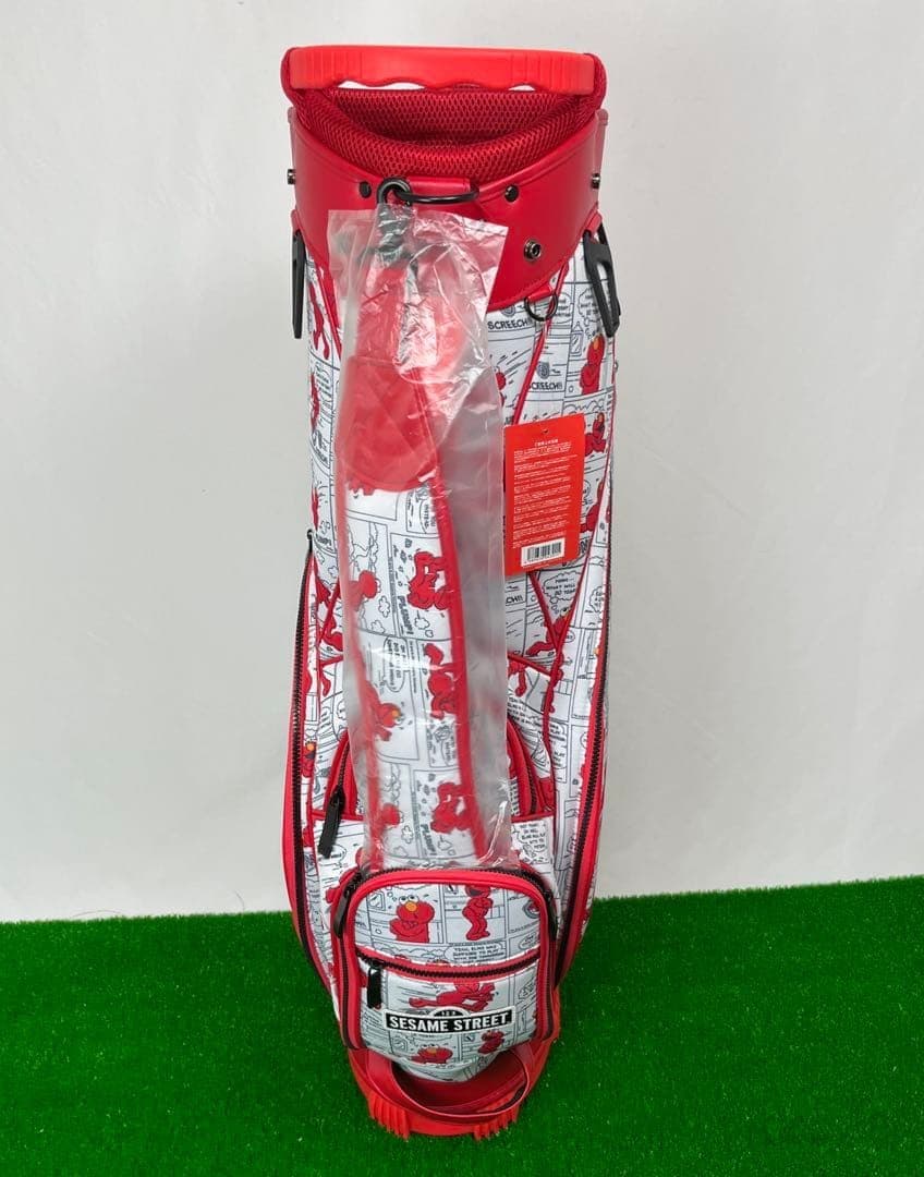 SESAME STREET スタンドバッグ エルモ 赤