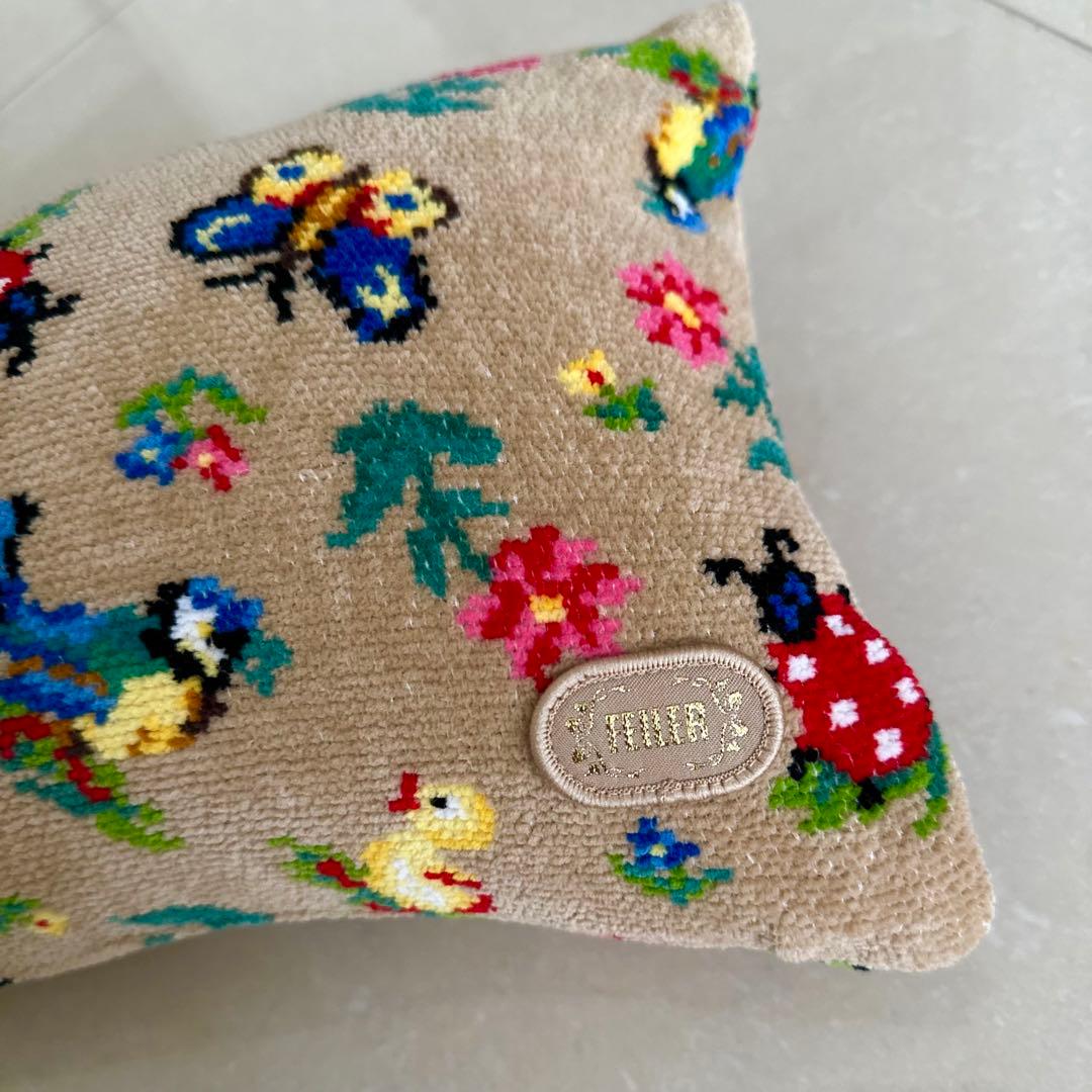 FEILER フェイラー ハイジ柄 ベージュ クッション