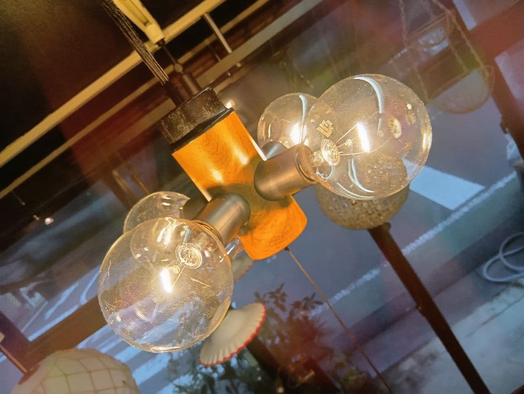 極希少　1970's　ナショナル　ミッドセンチュリー　モダン　ウッディー　ライト