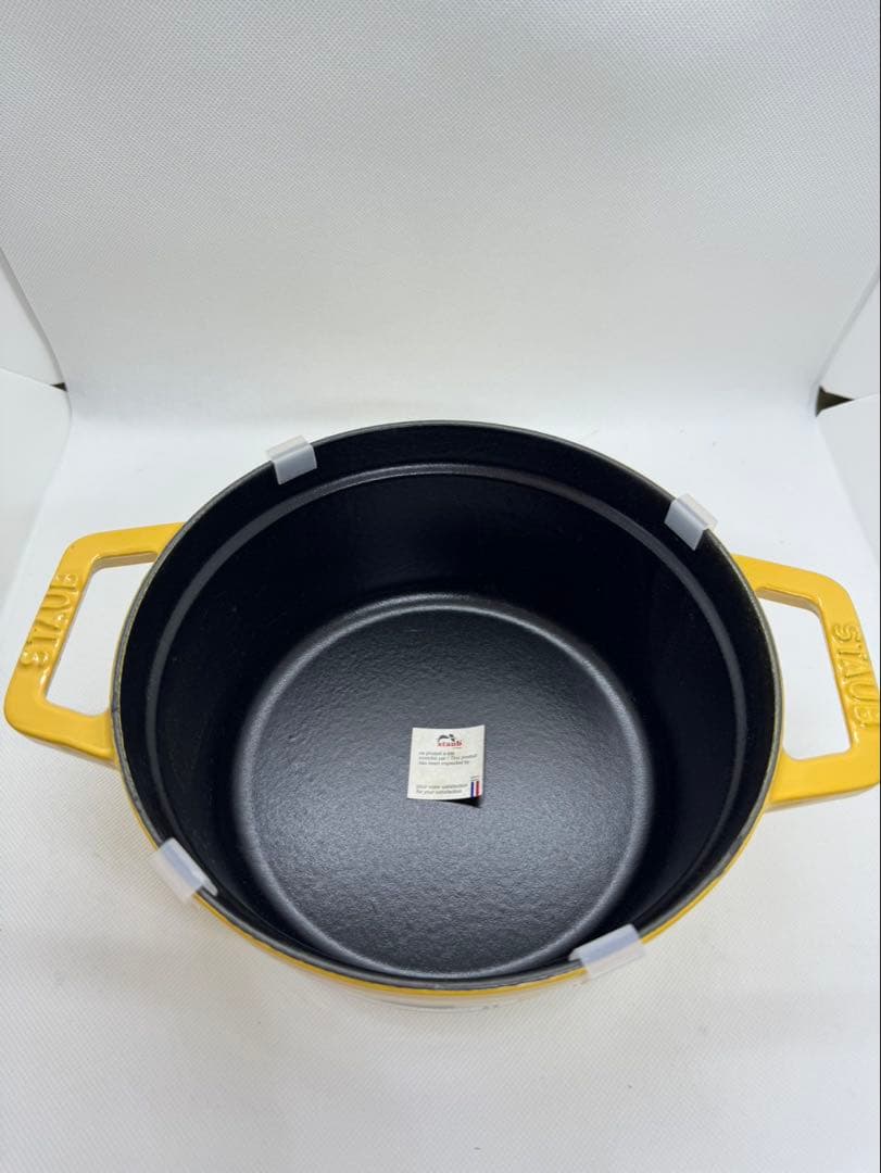 ストウブ　staub 希少カラーレモン20センチ　未使用品