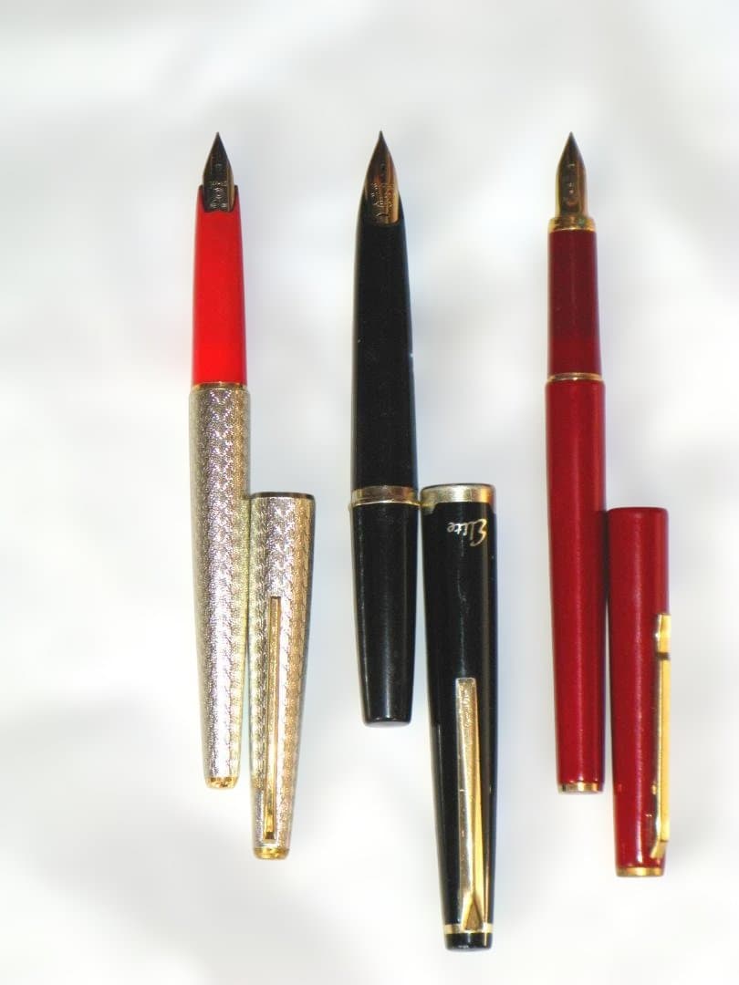 B*B様 古いパイロット万年筆３本 14K 18K