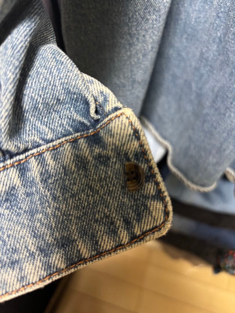 Chloé リボン付きデニムシャツ