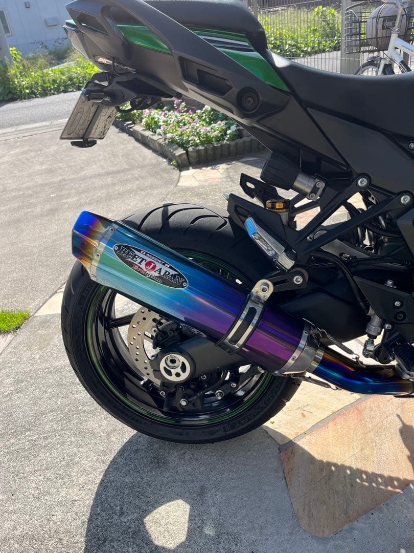 ニンジャ1000SX BEET ナサート　フルエキチタンマフラーセット