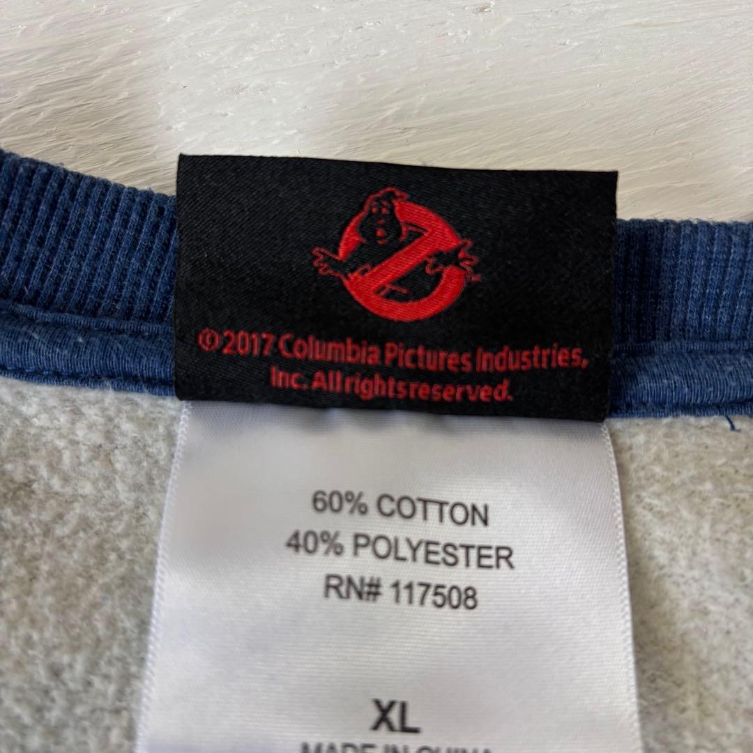 ストレンジャーシングス ラグランスウェット　　ゴーストバスターズ　XLサイズ