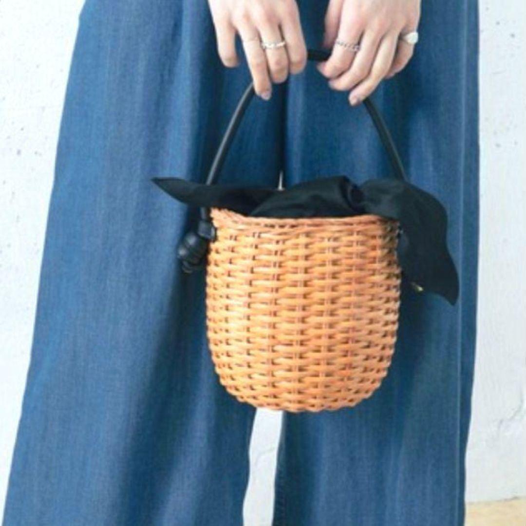 ✨新品未使用タグ付✨ヴィオラドーロ　 かごバッグ　スプリットラタン