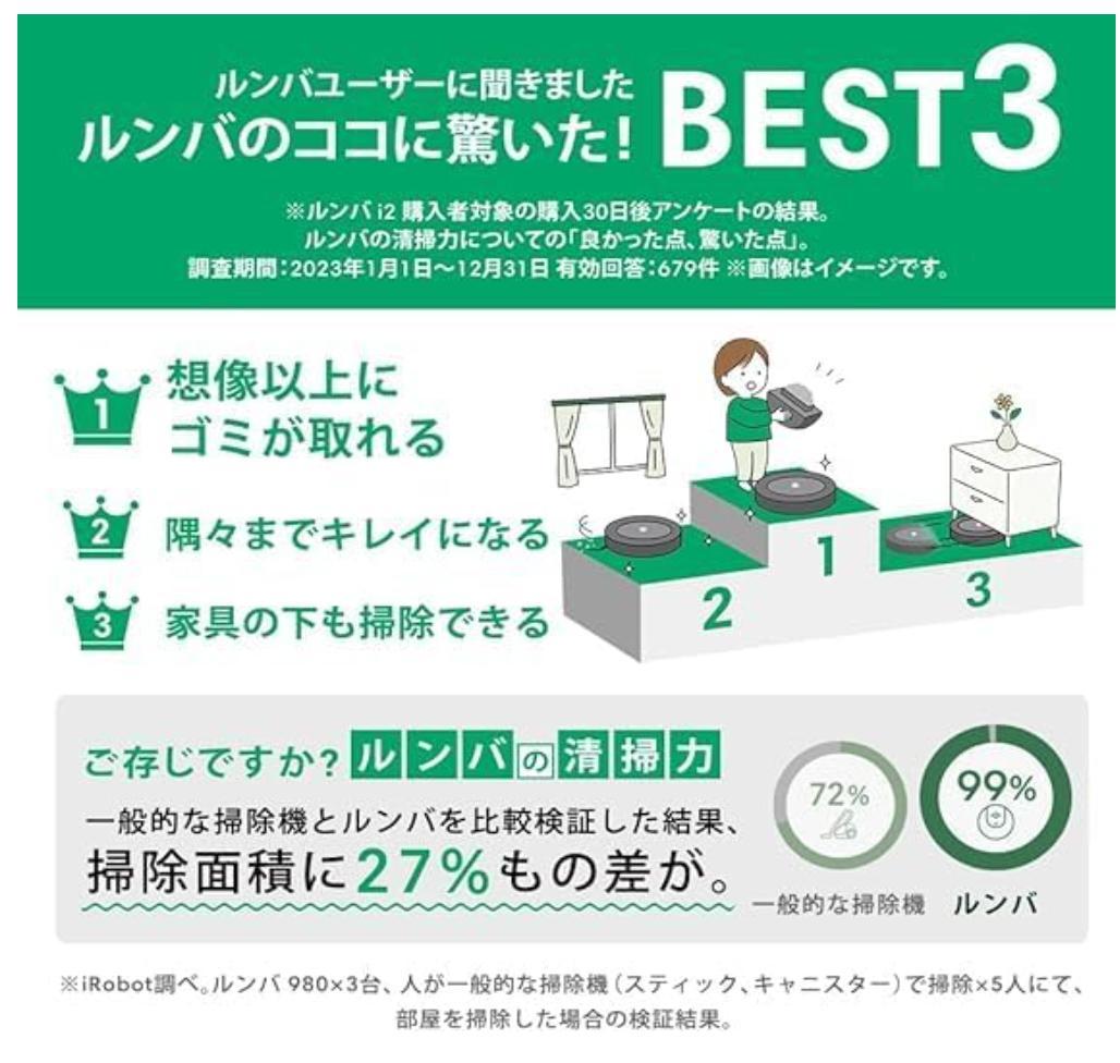 【美品】ルンバ コンボ j5 ロボット掃除機 アイロボット(iRobot)