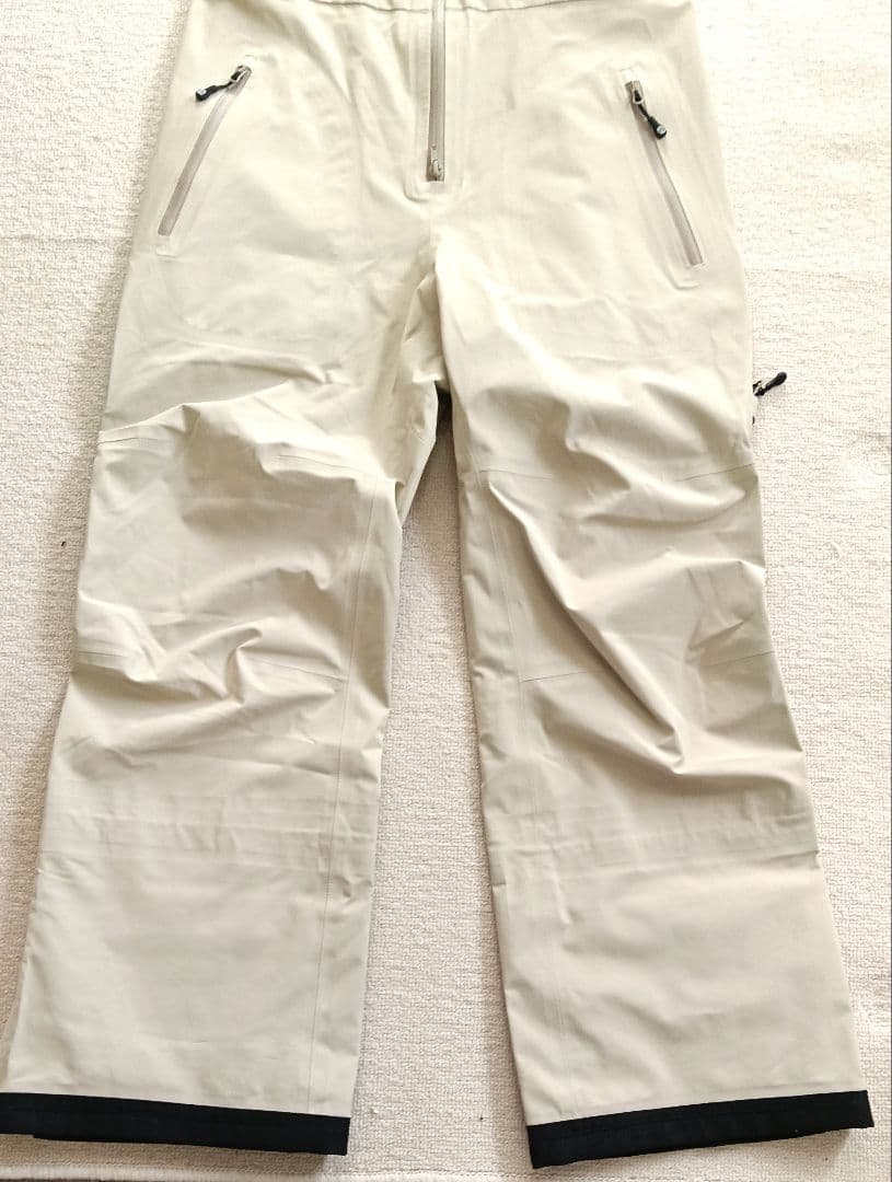 美品 unfudge アンファッジ PEEP BIB PANTS ベージュ
