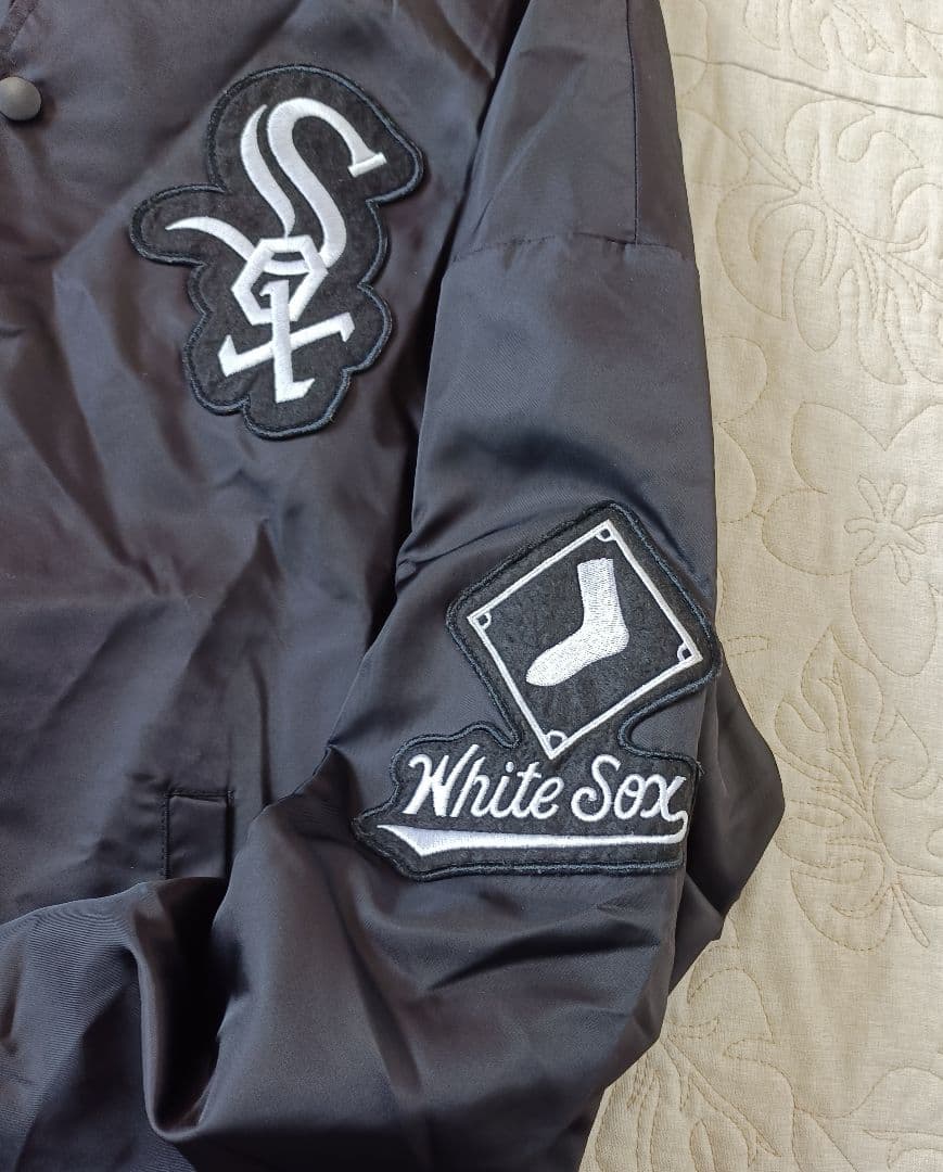 MLB シカゴホワイトソックス 刺繍 スタジャン　村上 2XL相当　ブラック