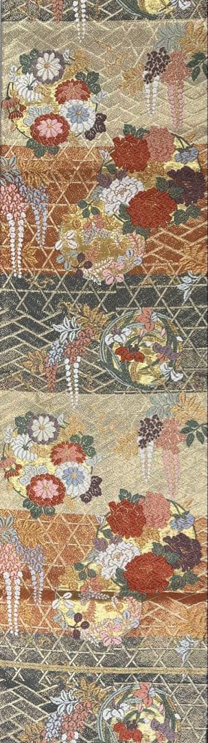 振り袖　フルセット　別誂長襦袢　金彩加工　刺繍入り　たたき染　奥田秀水　　752