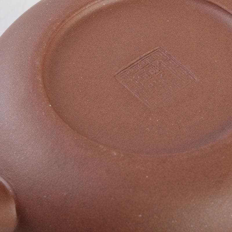 中国　宣興紫砂銘　紫砂　朱泥　急須　茶壷　C　9218