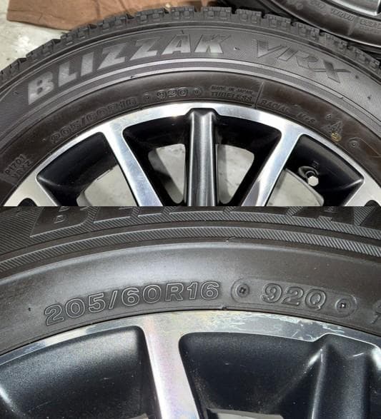 トヨタ 80系ノア/ヴォクシー/エスクァイヤ 純正ホイール スタッドレスタイヤ付