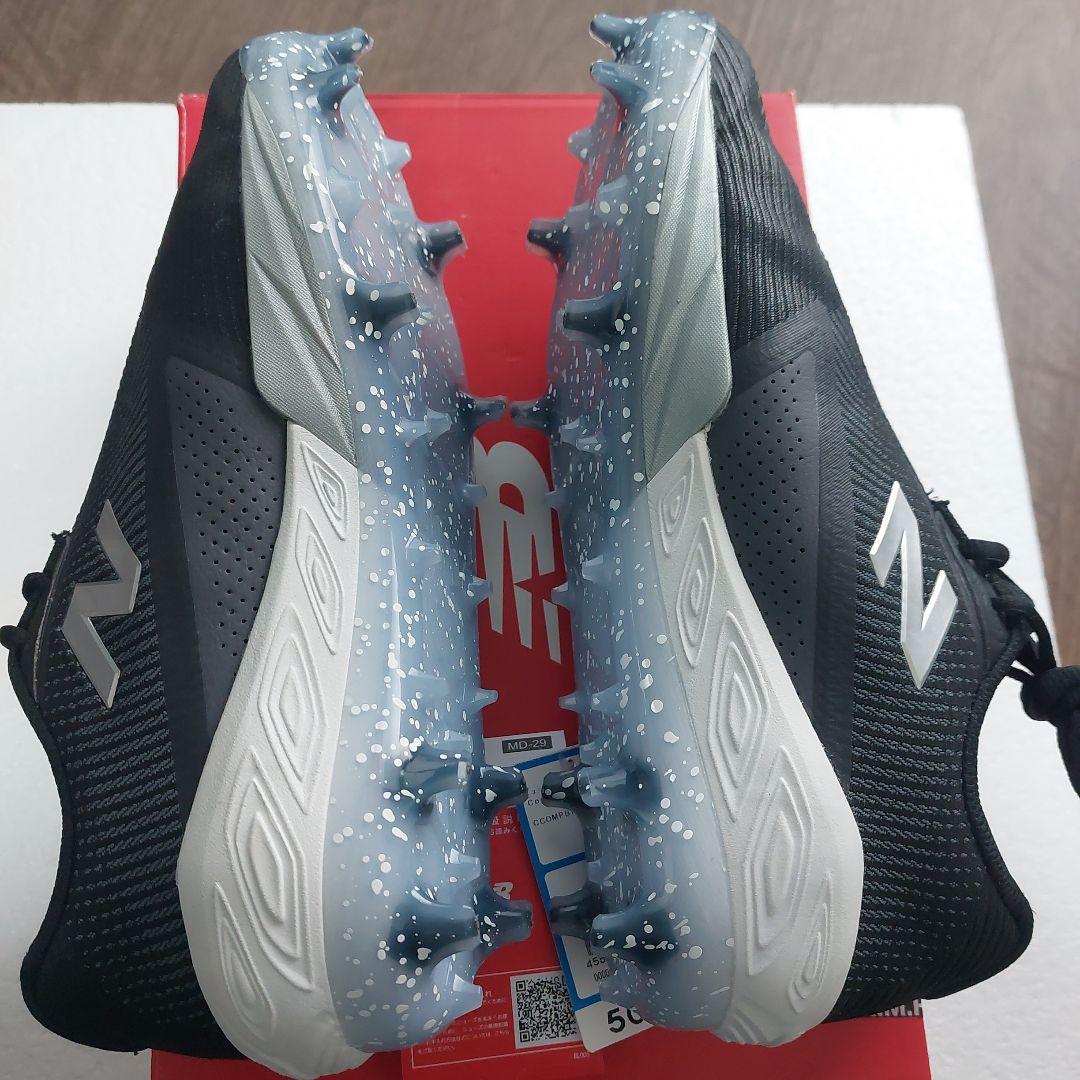 野球スパイク　26cm　黒　ニューバランス　コンポジットCCOMPBK42E