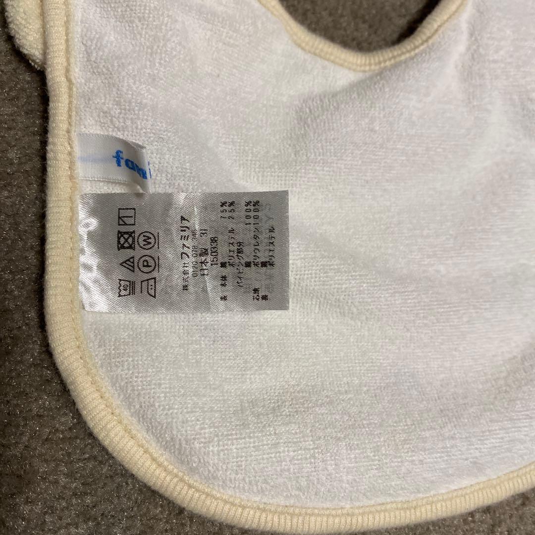 ファミリア ロンパース 半袖 赤チェック 60 スタイ