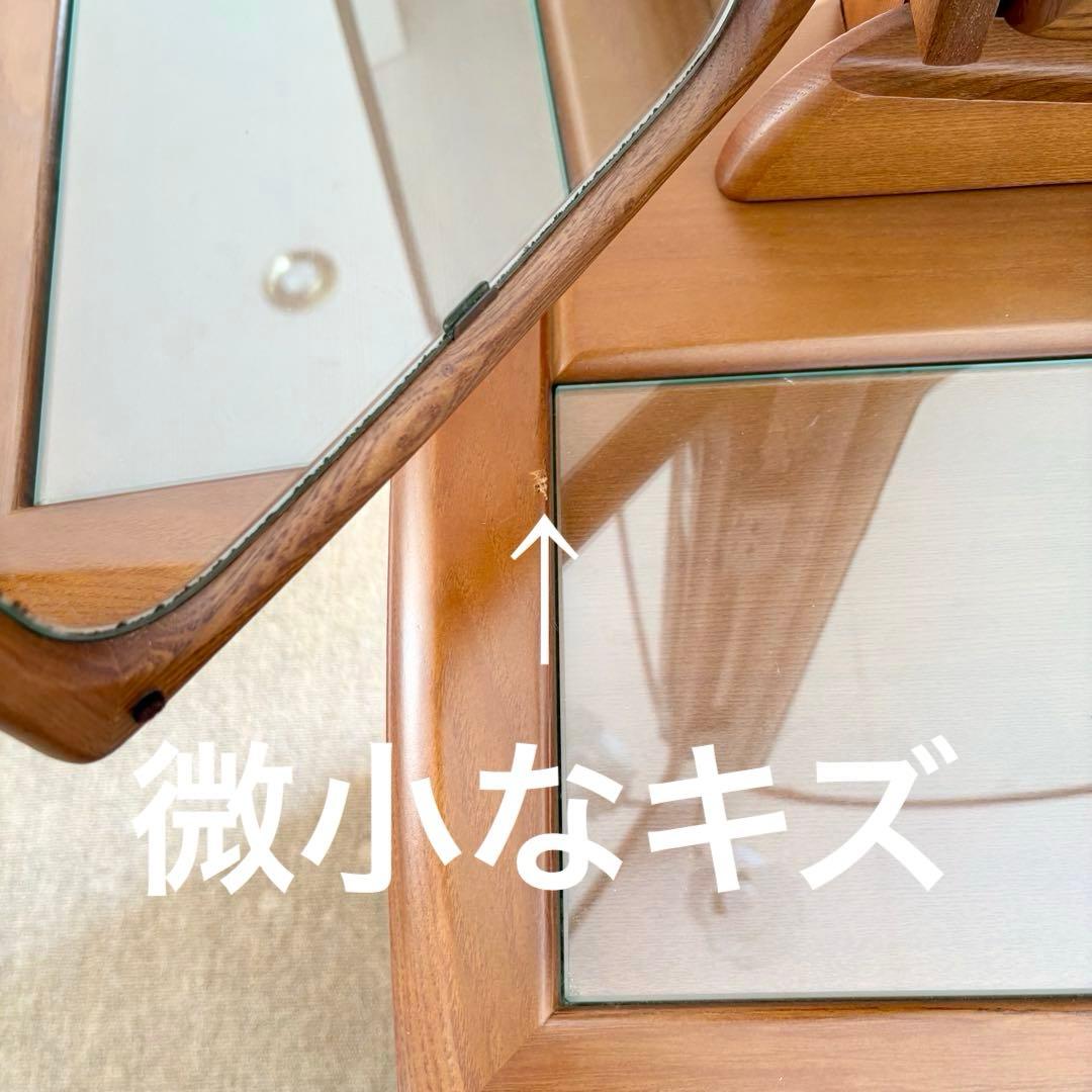 【大幅値下げ】木製三面鏡ドレッサー　別出品の椅子とセット購入をお願いします