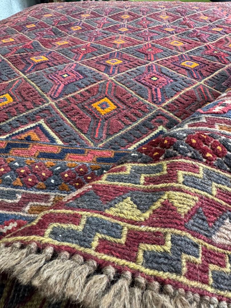 アフガニスタン手織り絨毯 スーパーファイン マシュワニ産 ラグ