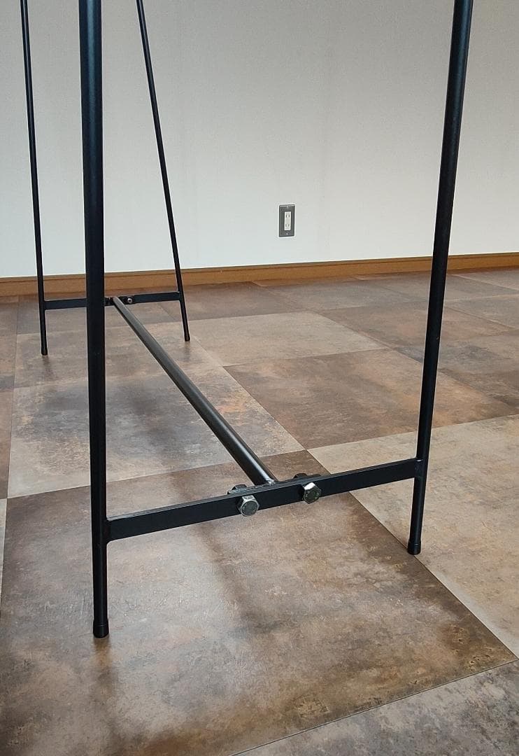 マコさん専用　鉄製ハンガーラック 高さ190cm 幅100cm 2段タイプ