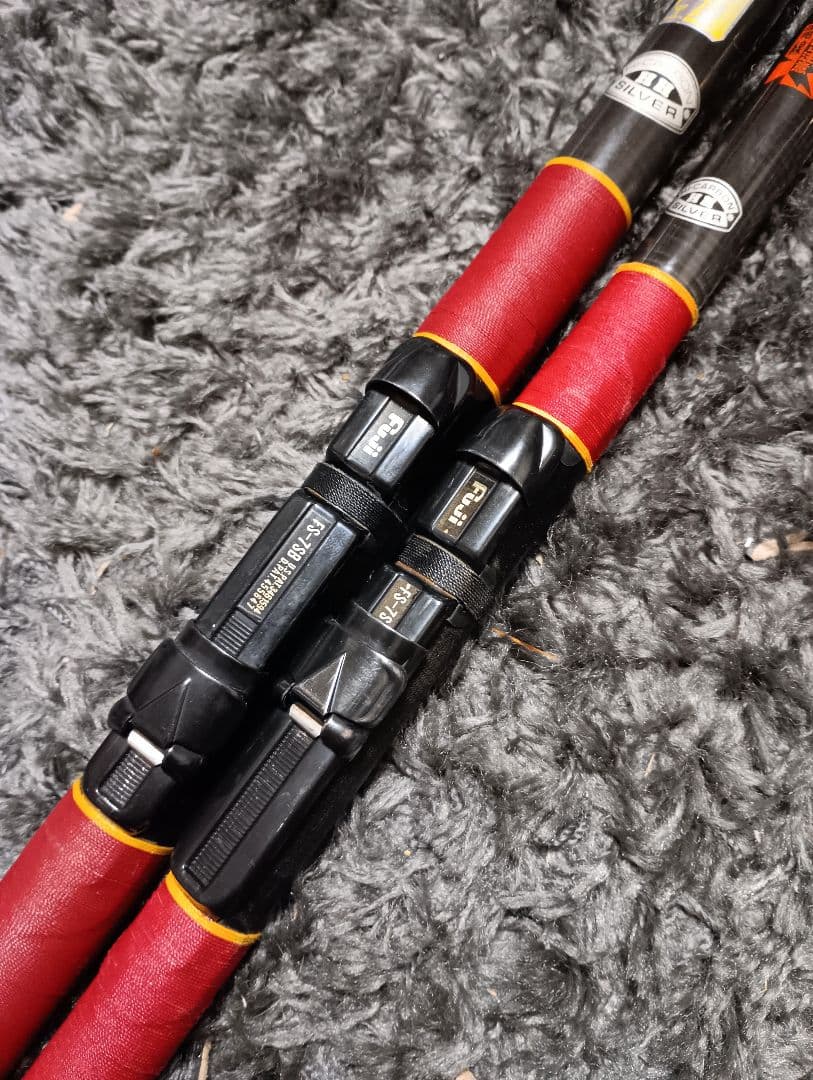 がまかつ がま磯 中硬2号5m & 硬調4号5m　まとめて2本