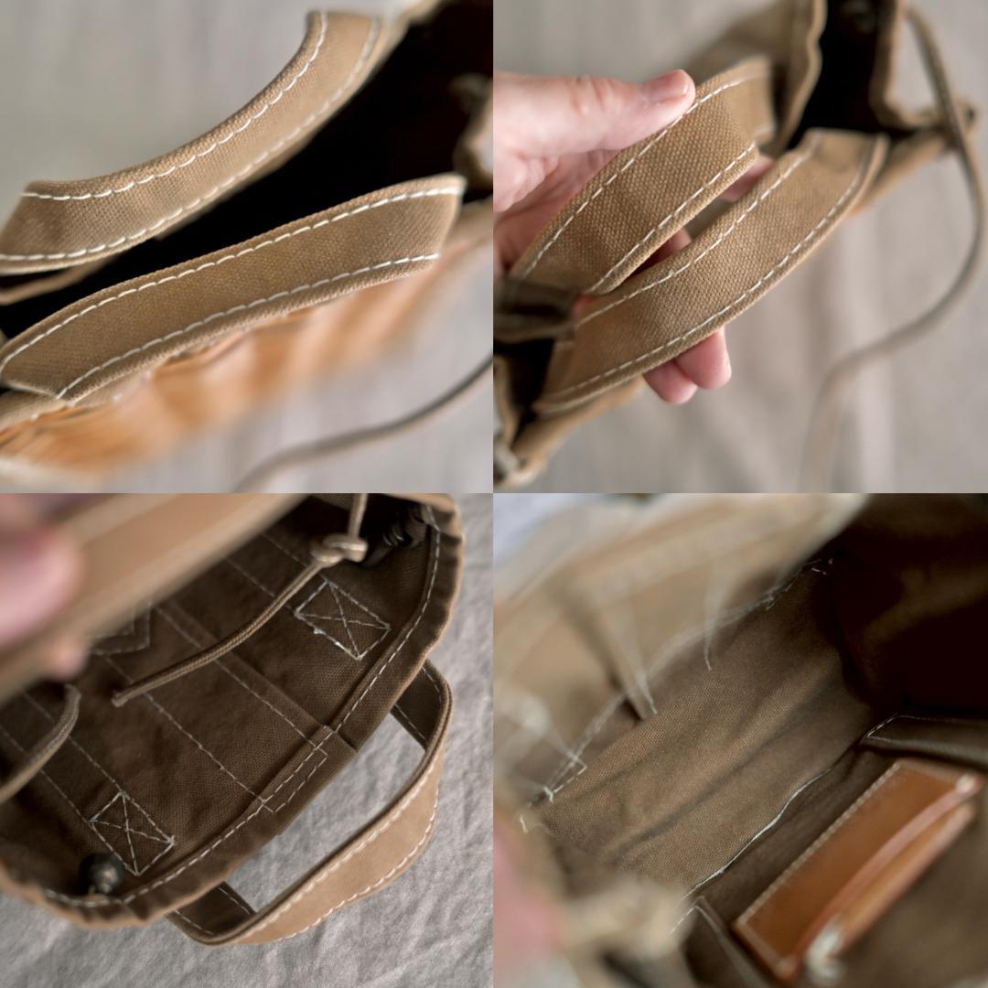 ebagos エバゴス kagobukuro ショルダーバッグ ベージュ