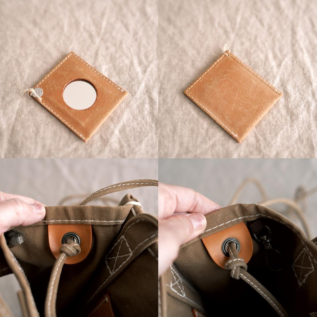 ebagos エバゴス kagobukuro ショルダーバッグ ベージュ