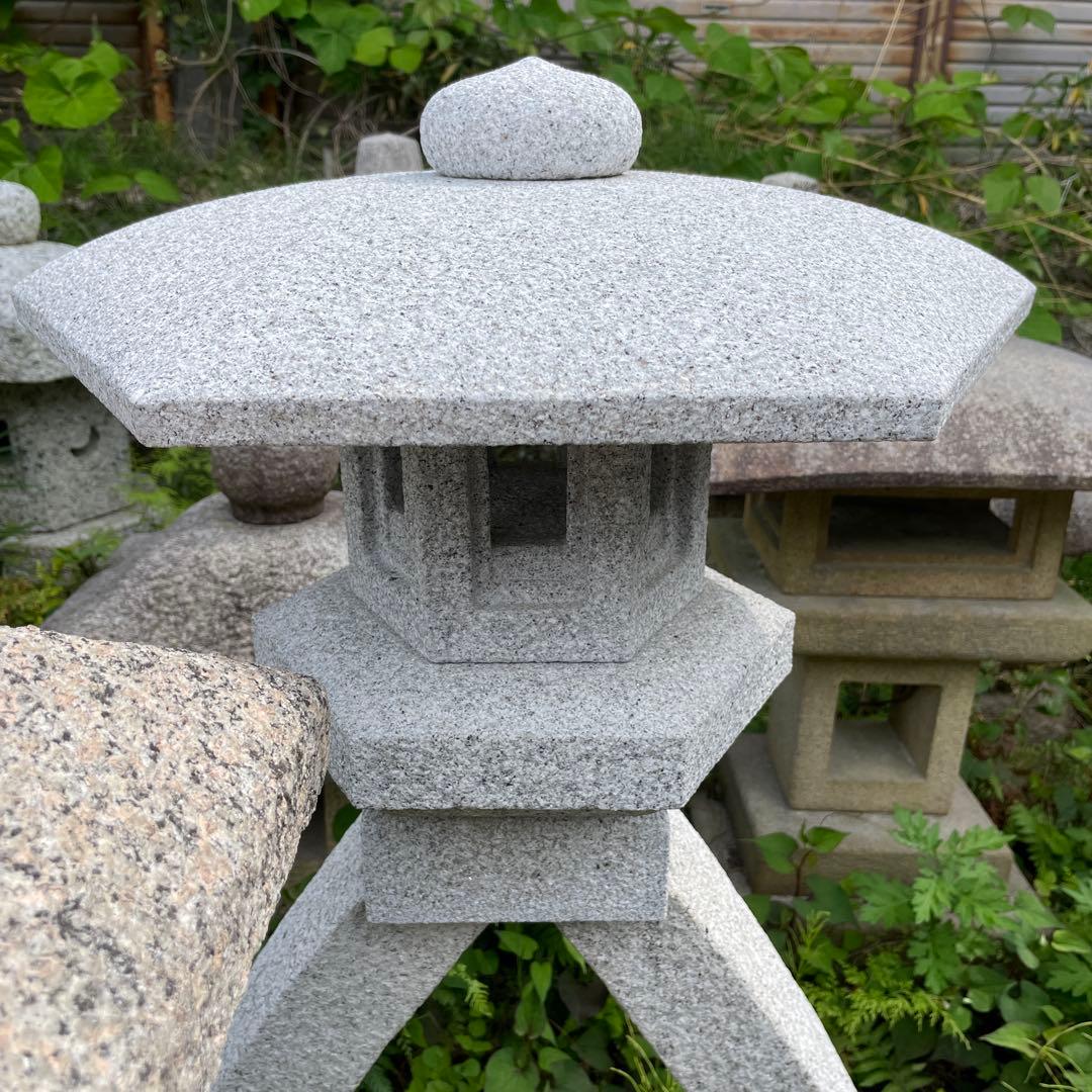 ことじ灯籠1.6尺　国産品　手作り　御影石　お値打ち品