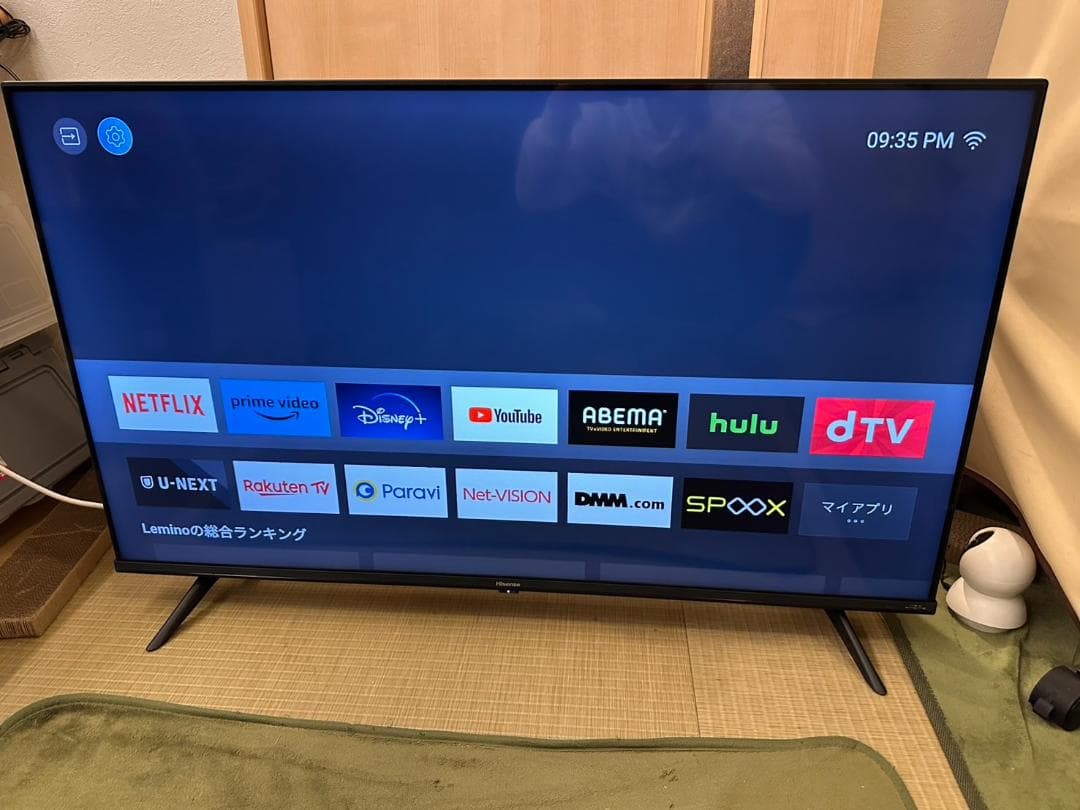 ハイセンス hisense 43型　スマートテレビ 43A6G　21年製極美品！