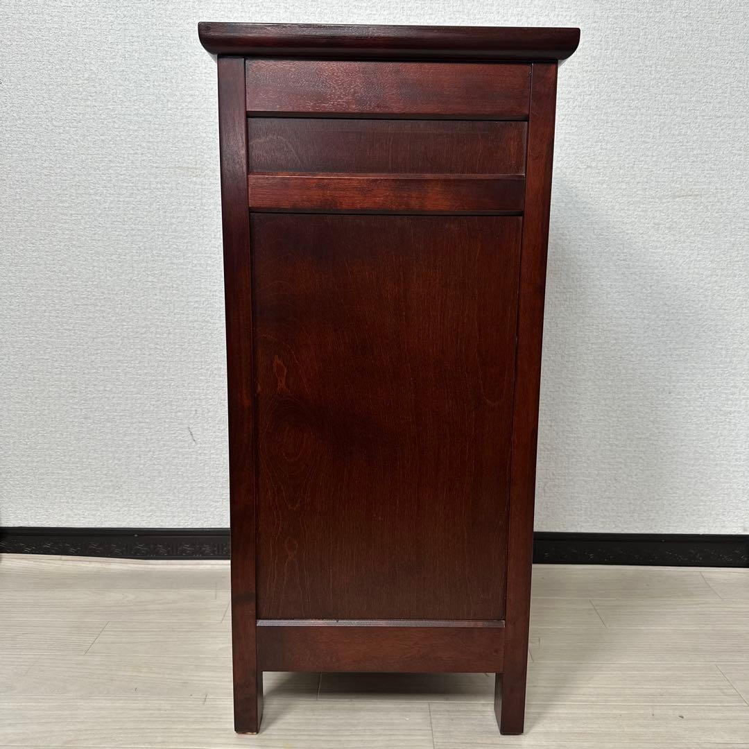 松本民芸家具 立体的なデザイン C型電話台 約13万8千円 i4※