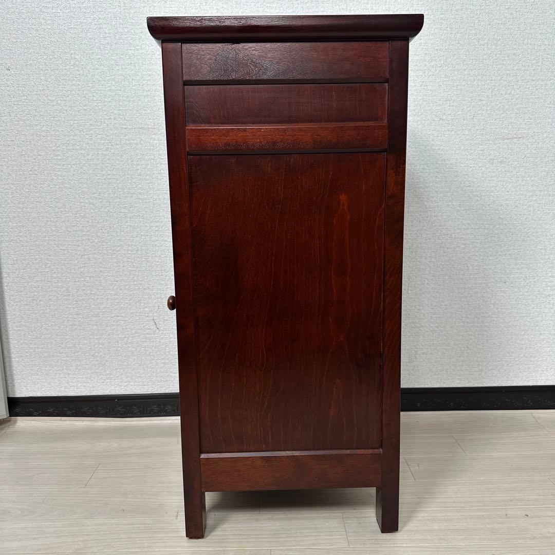 松本民芸家具 立体的なデザイン C型電話台 約13万8千円 i4※