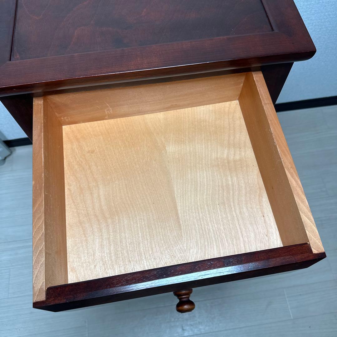 松本民芸家具 立体的なデザイン C型電話台 約13万8千円 i4※