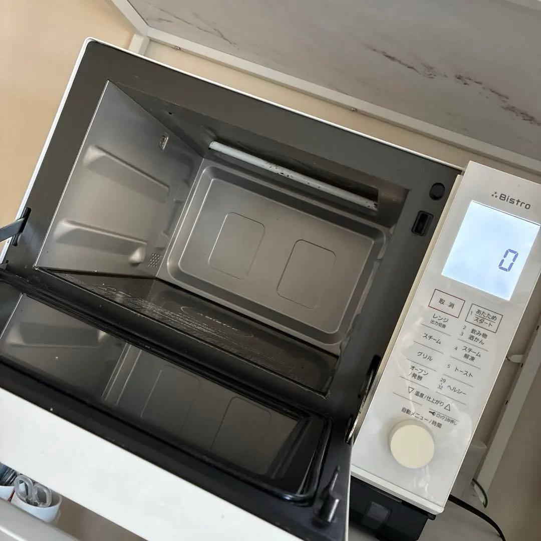 美品　Panasonic Bistro 30L 白　電子レンジNE-BS607