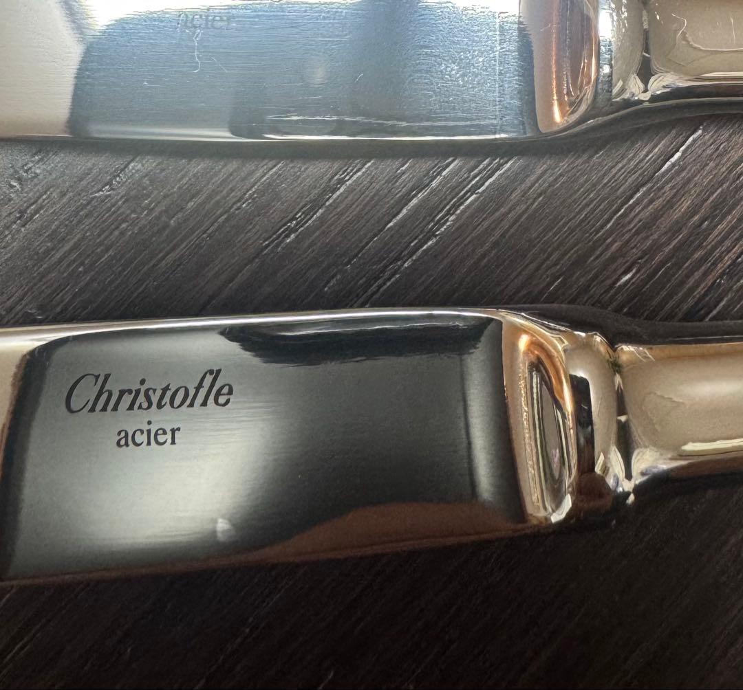 Christofle クリストフル　フィデリオ デザートナイフ　3本セット　①