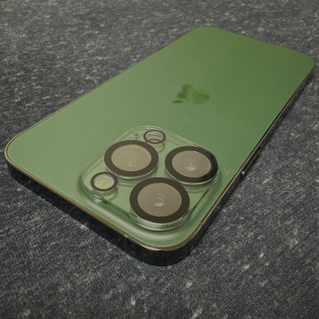 【美品】iPhone13Pro 128GB アルパイングリーン SIMフリー