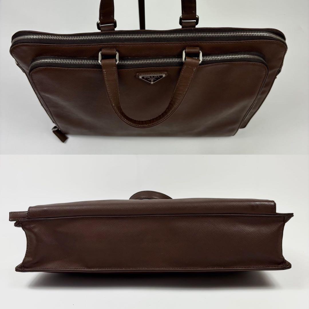 PRADA カバン ビジネスバッグ ブリーフケース サフィアーノ　鑑定済