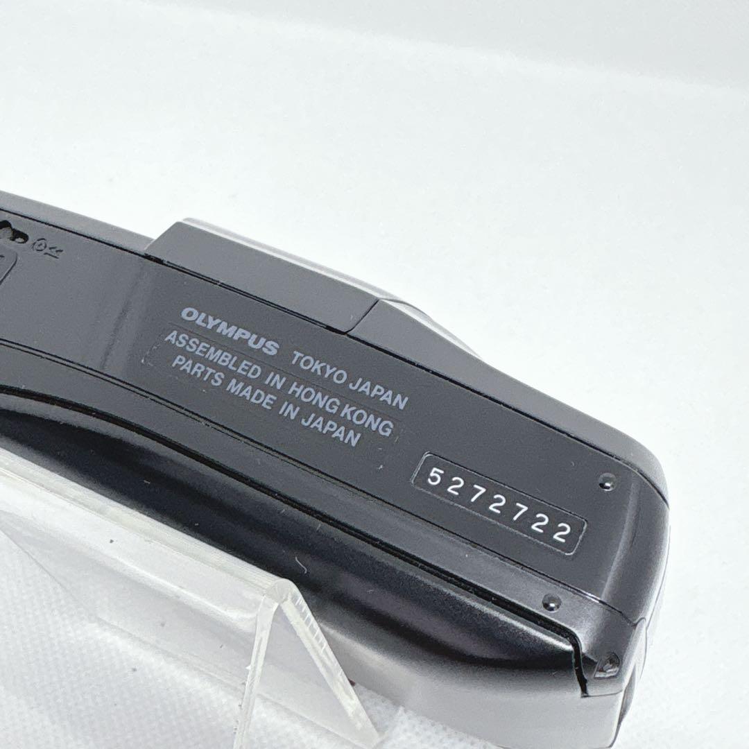 【美品】 動作確認済み OLYMPUS μ（ミュー） ZOOM 105 黒 希少